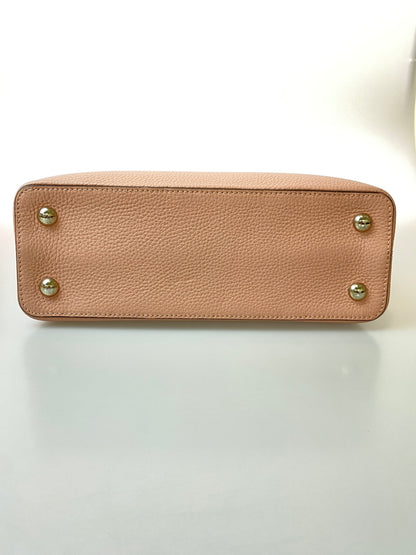 【中古品】【レディース】 LOUIS VUITTON ルイ・ヴィトン N92802 カプシーヌ MM ハンドバッグ カバン 179-260729-AS-49-min カラー：ピンクベージュ 万代Net店