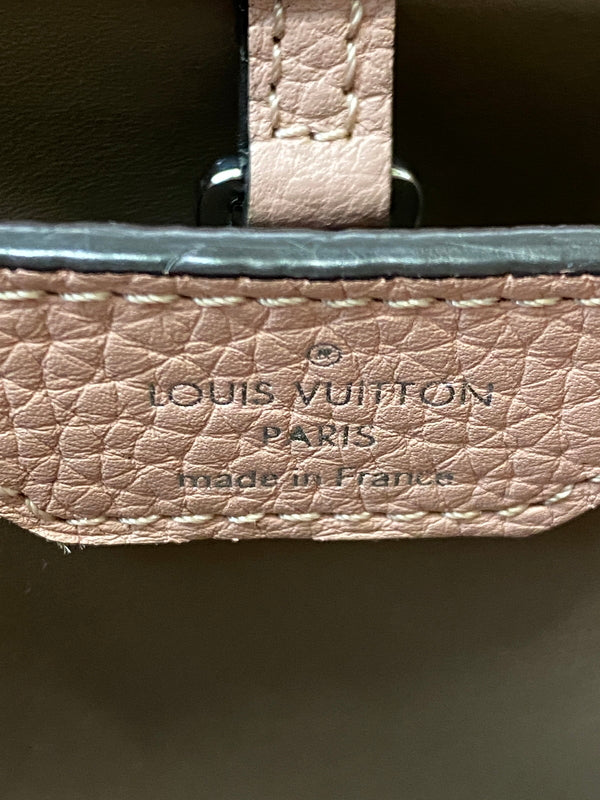 【中古品】【レディース】 LOUIS VUITTON ルイ・ヴィトン N92802 カプシーヌ MM ハンドバッグ カバン 179-260729-AS-49-min カラー：ピンクベージュ 万代Net店