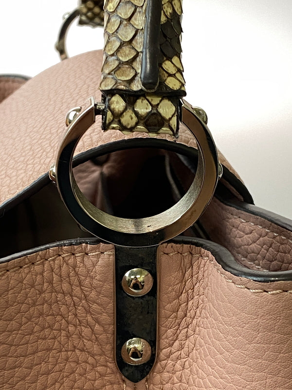 【中古品】【レディース】 LOUIS VUITTON ルイ・ヴィトン N92802 カプシーヌ MM ハンドバッグ カバン 179-260729-AS-49-min カラー：ピンクベージュ 万代Net店