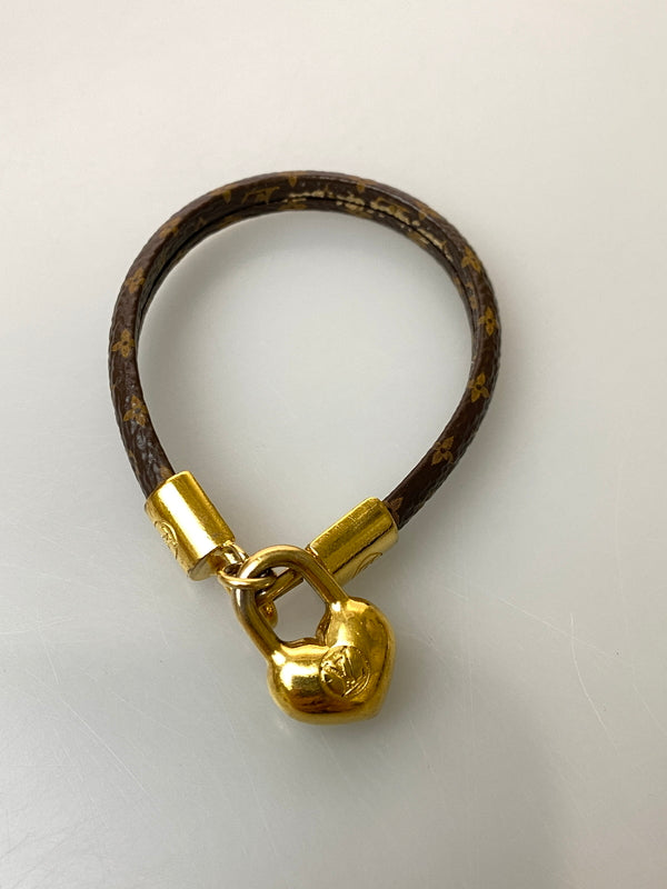 【中古品】【レディース】 LOUIS VUITTON ルイ・ヴィトン N6451 ブラスレ クレイジーインロック ブレスレット アクセサリー 179-260729-AS-52-min カラー：モノグラム 万代Net店