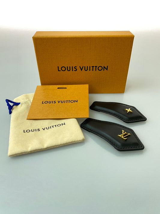 【中古品】【レディース】 LOUIS VUITTON ルイ・ヴィトン MO1442 バレッタLV バックステージ ヘアクリップ ヘアアクセサリー 179-260729-AS-53-min カラー：ブラック 万代Net店