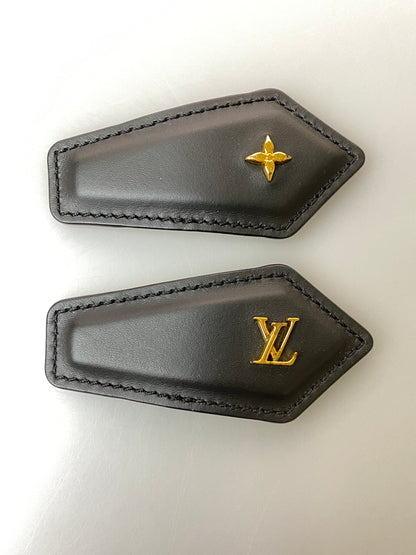 【中古品】【レディース】 LOUIS VUITTON ルイ・ヴィトン MO1442 バレッタLV バックステージ ヘアクリップ ヘアアクセサリー 179-260729-AS-53-min カラー：ブラック 万代Net店