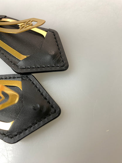 【中古品】【レディース】 LOUIS VUITTON ルイ・ヴィトン MO1442 バレッタLV バックステージ ヘアクリップ ヘアアクセサリー 179-260729-AS-53-min カラー：ブラック 万代Net店