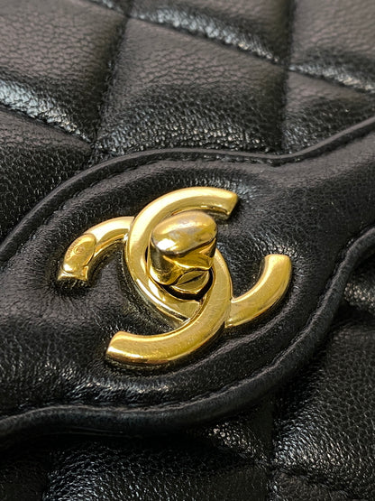 【中古品】【レディース】 CHANEL シャネル マトラッセ クラシック チェーンウォレット ショルダーバッグ カバン 180-260729-AS-48-min カラー：ブラック 万代Net店