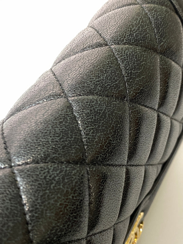 【中古品】【レディース】 CHANEL シャネル マトラッセ クラシック チェーンウォレット ショルダーバッグ カバン 180-260729-AS-48-min カラー：ブラック 万代Net店