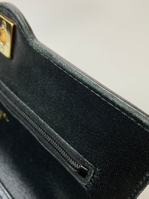 【中古品】【レディース】 CHANEL シャネル マトラッセ クラシック チェーンウォレット ショルダーバッグ カバン 180-260729-AS-48-min カラー：ブラック 万代Net店
