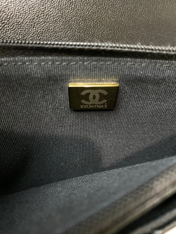 【中古品】【レディース】 CHANEL シャネル マトラッセ クラシック チェーンウォレット ショルダーバッグ カバン 180-260729-AS-48-min カラー：ブラック 万代Net店