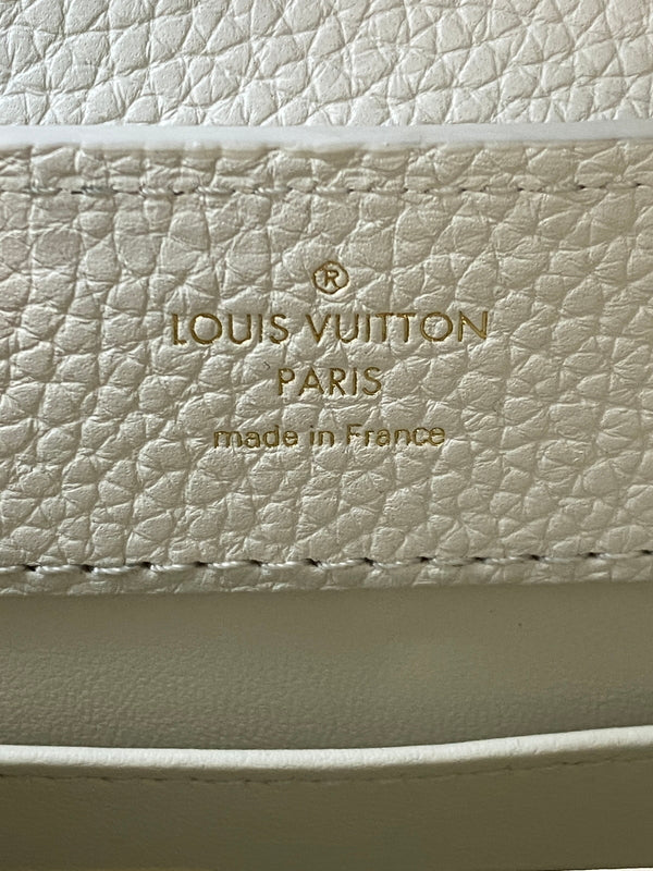 【中古品】【レディース】 LOUIS VUITTON ルイ・ヴィトン N98477 カプシーヌMINI トリヨン ハンドバッグ カバン 179-260729-AS-50-min カラー：ホワイト 万代Net店