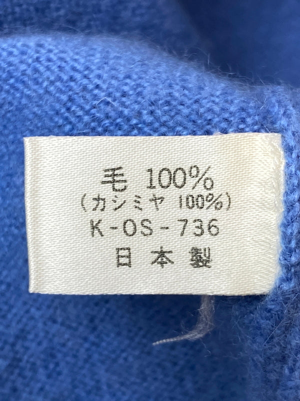 【中古品】【メンズ】 JUPIAN ジュピアン CASHMERE SWEATER カシミヤセーター トップス 140-260731-yn-33-min サイズ：L カラー：ライトブルー 万代Net店