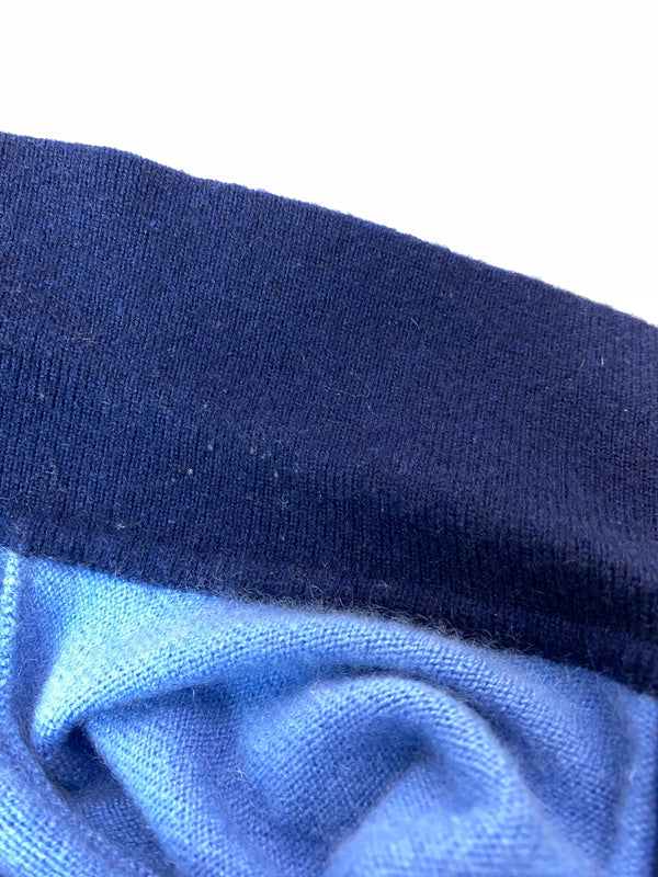 【中古品】【メンズ】 JUPIAN ジュピアン CASHMERE SWEATER カシミヤセーター トップス 140-260731-yn-33-min サイズ：L カラー：ライトブルー 万代Net店