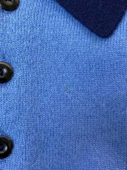【中古品】【メンズ】 JUPIAN ジュピアン CASHMERE SWEATER カシミヤセーター トップス 140-260731-yn-33-min サイズ：L カラー：ライトブルー 万代Net店