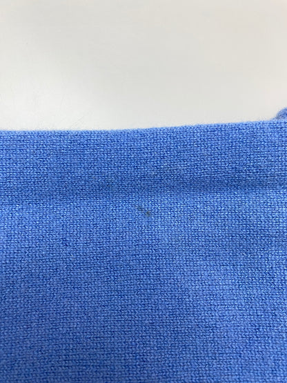 【中古品】【メンズ】 JUPIAN ジュピアン CASHMERE SWEATER カシミヤセーター トップス 140-260731-yn-33-min サイズ：L カラー：ライトブルー 万代Net店