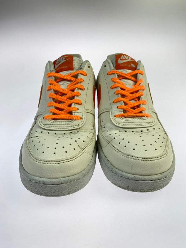 【現状渡し品】【メンズ】 NIKE ナイキ HM9862-200 COURT VISION LOW 靴 シューズ スニーカー 160-260730-hu-06-min サイズ：26.5cm カラー：オレンジ/ホワイト 万代Net店