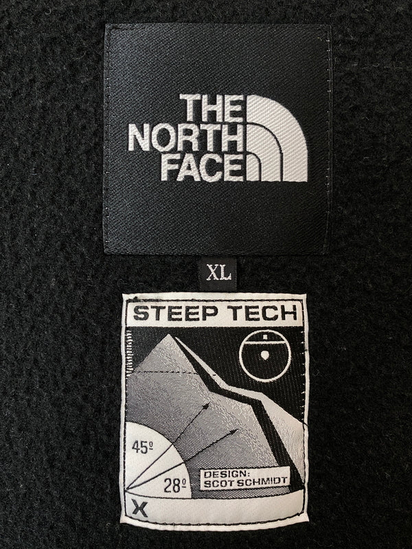 【中古品】【メンズ】 THE NORTH FACE ザノースフェイス STEEP TECH FLEECE JACKET NA62001 スティープテック フリースジャケット アウター 144-260731-yn-28-min サイズ：XL カラー：ブラック 万代Net店