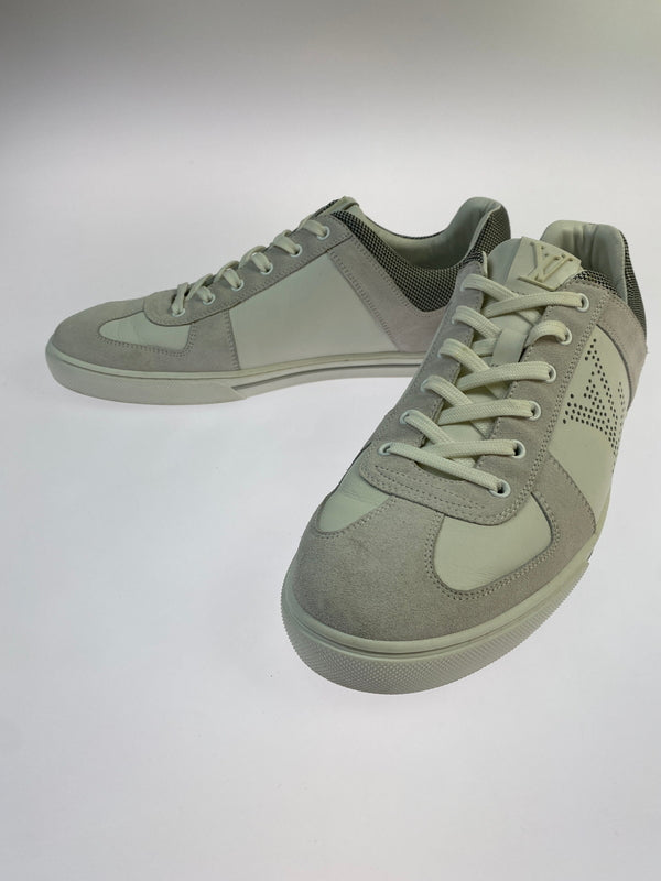 【中古品】【メンズ】 LOUIS VUITTON ルイ ヴィトン MS0122 リヴォリ ジャーマントレーナー 靴 シューズ スニーカー 162-260730-hu-22-min サイズ：8 1/2 カラー：ホワイト 万代Net店