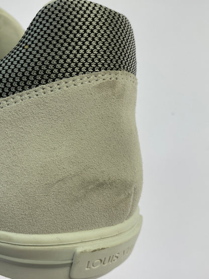【中古品】【メンズ】 LOUIS VUITTON ルイ ヴィトン MS0122 リヴォリ ジャーマントレーナー 靴 シューズ スニーカー 162-260730-hu-22-min サイズ：8 1/2 カラー：ホワイト 万代Net店