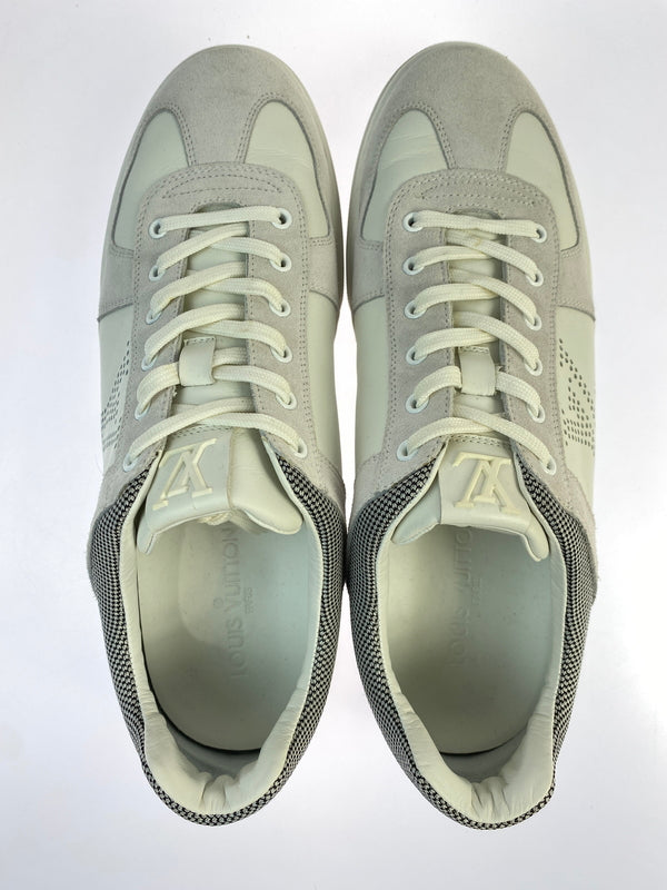 【中古品】【メンズ】 LOUIS VUITTON ルイ ヴィトン MS0122 リヴォリ ジャーマントレーナー 靴 シューズ スニーカー 162-260730-hu-22-min サイズ：8 1/2 カラー：ホワイト 万代Net店