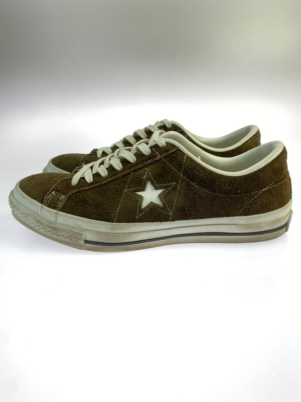 【中古品】【メンズ】 CONVERSE コンバース ONE STAR J SUEDE 靴 シューズ スニーカー 162-260730-hu-10-min サイズ：9 カラー：ブラウン 万代Net店