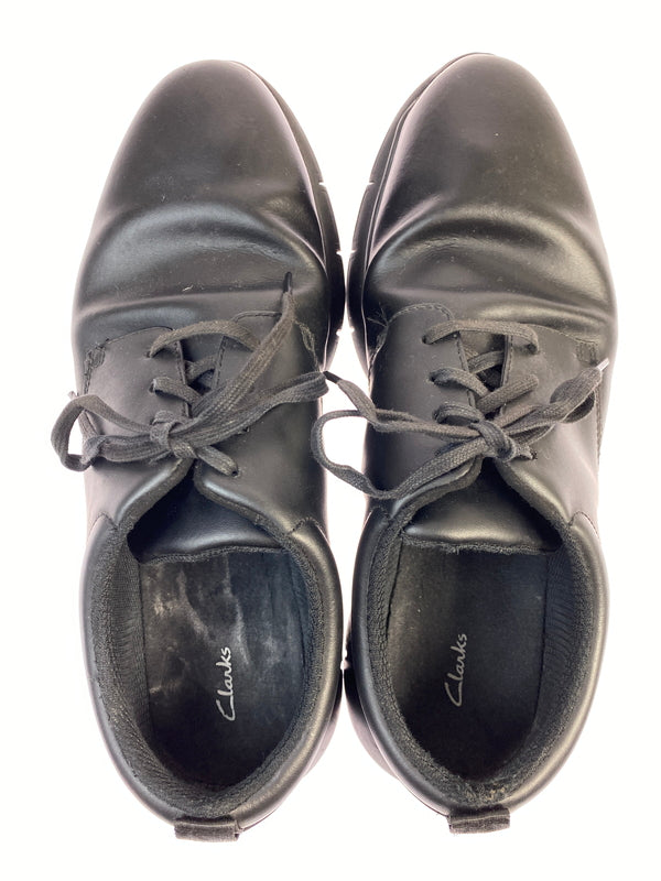 【中古品】【メンズ】 CLARKS クラークス 21938 CUSHION SNEAKER 靴 シューズ スニーカー 163-260730-hu-13-min サイズ：UK：10 カラー：ブラック 万代Net店