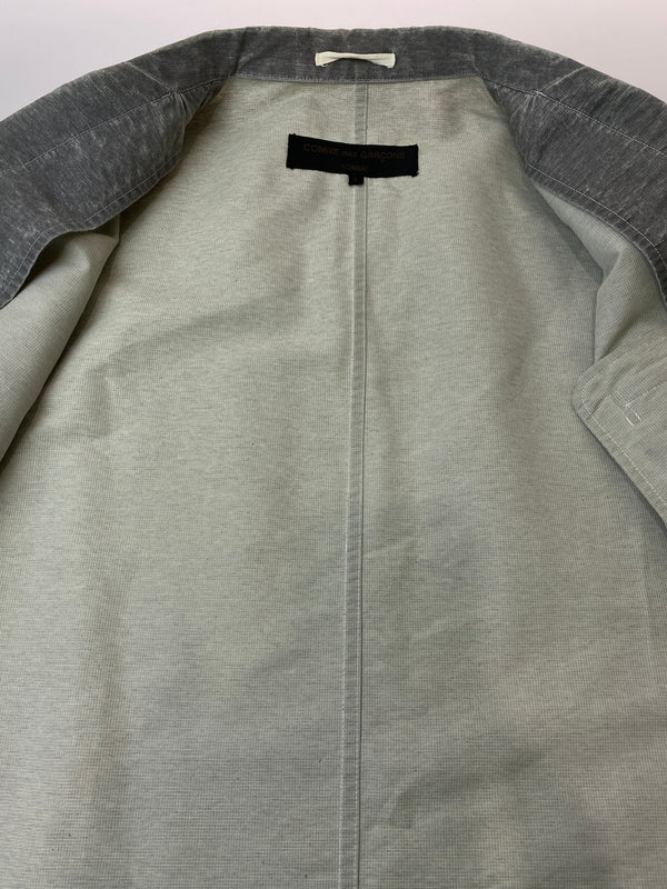 【中古品】【メンズ】 COMME DES GARCONS HOMME コムデギャルソンオム TAILORED JACKET HJ 10016S 3B テーラードジャケット ライトアウター 140-260731-yn-16-min サイズ：S カラー：グレー 万代Net店