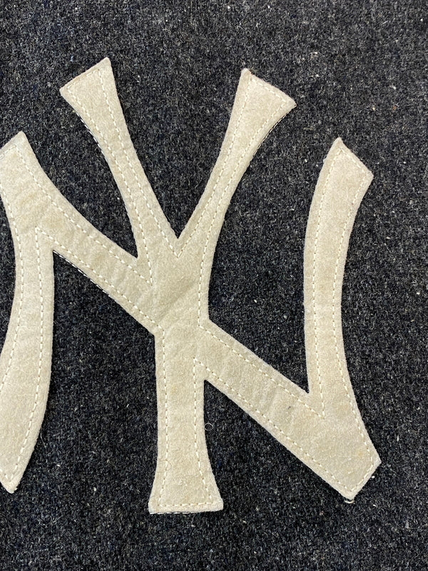 【中古品】【メンズ】 BUTWIN バトウィン 80-90's NEW YORK YANKEES WOOL STADIUM JACKET 80-90年代 ウール スタジアムジャケット スタジャン アウター 146-260731-yn-15-min サイズ：M カラー：ダークグレー 万代Net店
