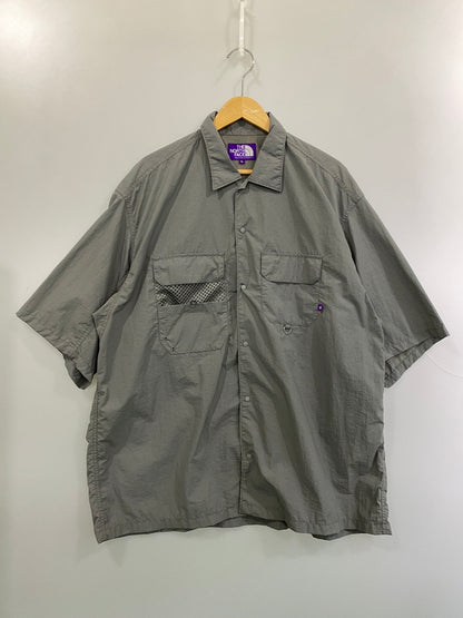 【中古品】【メンズ】 THE NORTH FACE PURPLE LABEL ザノースフェイス パープルレーベル FIELD H/S SHIRT NT3210N フィールドハーフスリーブシャツ 半袖シャツ トップス 144-260731-yn-26-min サイズ：XL カラー：グレー 万代Net店