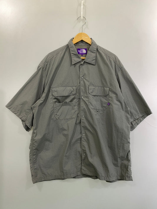 【中古品】【メンズ】 THE NORTH FACE PURPLE LABEL ザノースフェイス パープルレーベル FIELD H/S SHIRT NT3210N フィールドハーフスリーブシャツ 半袖シャツ トップス 144-260731-yn-26-min サイズ：XL カラー：グレー 万代Net店