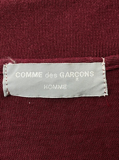 【中古品】【メンズ】 COMME DES GARCONS HOMME コムデギャルソンオム 90's POLO SHIRT 90年代 田中オム ポロシャツ 半袖 トップス 140-260731-yn-27-min サイズ：表記なし 下記参照 カラー：ワインレッド 万代Net店