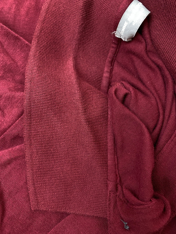 【中古品】【メンズ】 COMME DES GARCONS HOMME コムデギャルソンオム 90's POLO SHIRT 90年代 田中オム ポロシャツ 半袖 トップス 140-260731-yn-27-min サイズ：表記なし 下記参照 カラー：ワインレッド 万代Net店