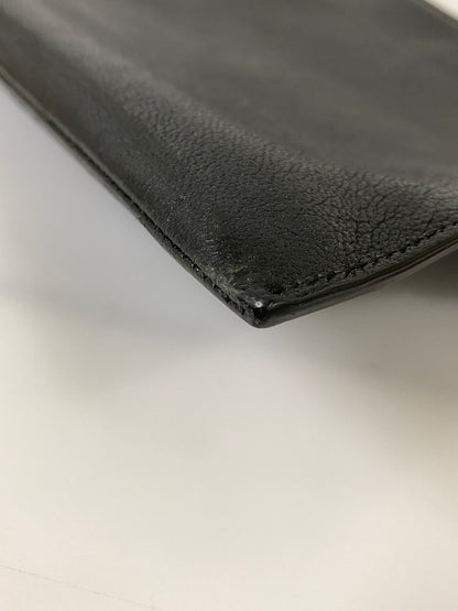 【現状渡し品】【メンズ/レディース】 SAINT LAURENT サンローラン レザークラッチバッグ 手持ち用 バッグ カバン 180-260731-em-92-min カラー：ブラック 万代Net店