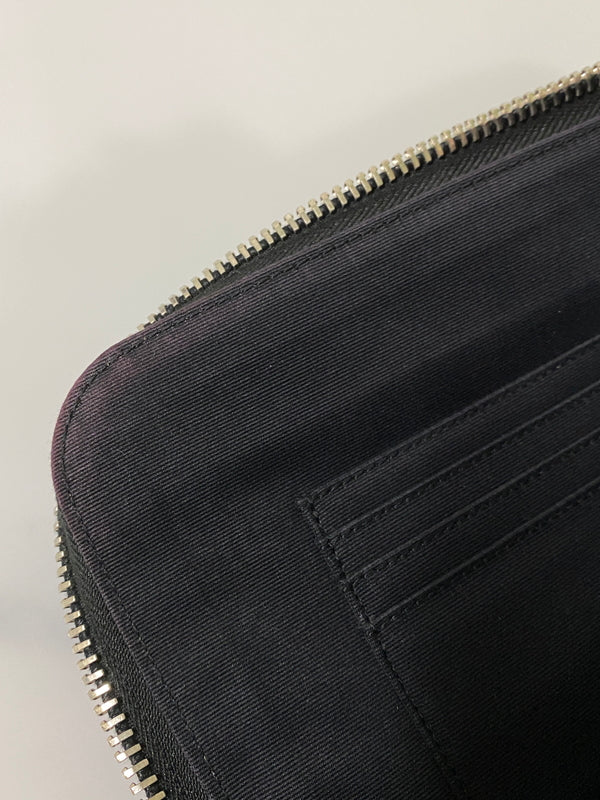 【現状渡し品】【メンズ/レディース】 SAINT LAURENT サンローラン レザークラッチバッグ 手持ち用 バッグ カバン 180-260731-em-92-min カラー：ブラック 万代Net店