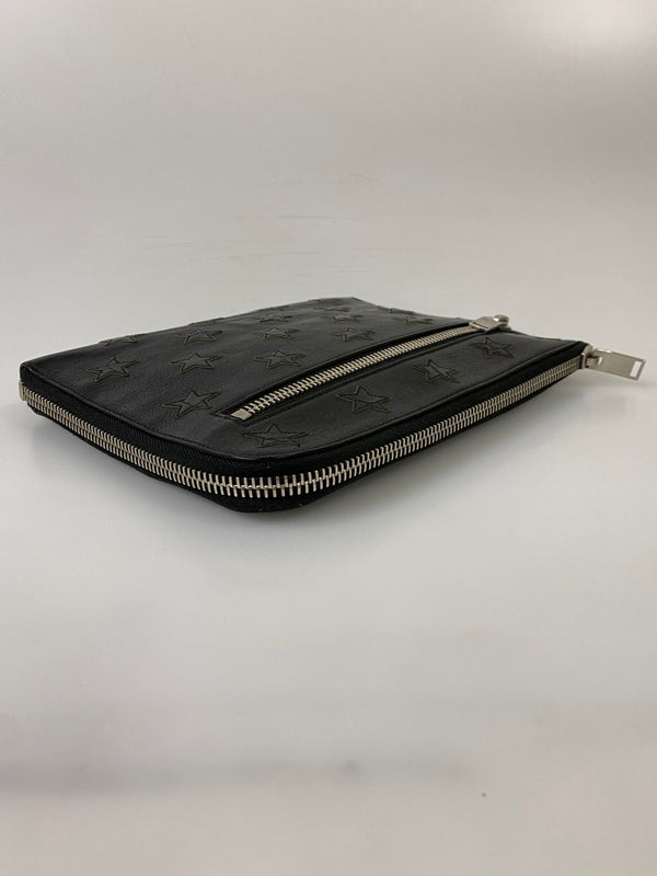 【現状渡し品】【メンズ/レディース】 SAINT LAURENT サンローラン レザークラッチバッグ 手持ち用 バッグ カバン 180-260731-em-92-min カラー：ブラック 万代Net店