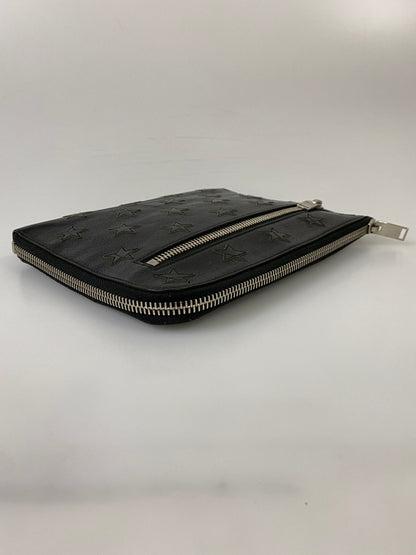 【現状渡し品】【メンズ/レディース】 SAINT LAURENT サンローラン レザークラッチバッグ 手持ち用 バッグ カバン 180-260731-em-92-min カラー：ブラック 万代Net店