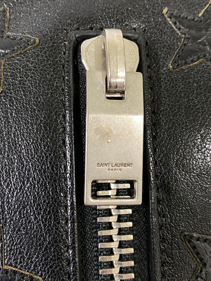 【現状渡し品】【メンズ/レディース】 SAINT LAURENT サンローラン レザークラッチバッグ 手持ち用 バッグ カバン 180-260731-em-92-min カラー：ブラック 万代Net店