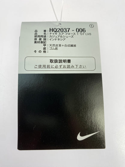 【中古美品】【メンズ】 NIKE ナイキ HQ2037-006 AIR FORCE 1 LOW 靴 シューズ スニーカー 160-260729-AS-77-min サイズ：29cm カラー：BLACK/WOLF GREY-BLACK-BLACK 万代Net店