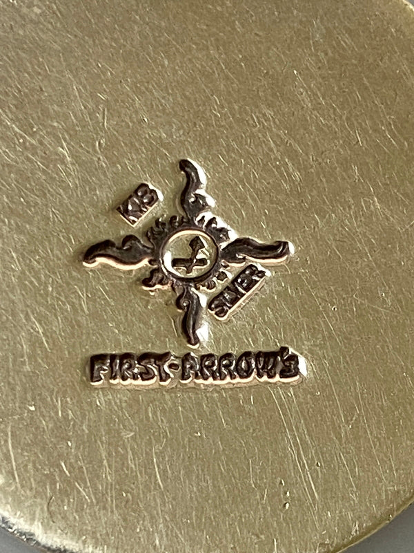 【中古品】【メンズ/レディース】 FIRST ARROW'S ファーストアローズ K18付 放射線タタキメタル ペンダントトップ アクセサリー 192-260729-AS-62-min カラー：シルバー 万代Net店