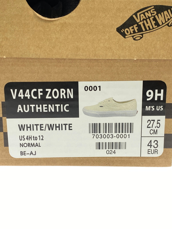 【中古美品】【メンズ】 VANS バンズ V44CFZORN ×ALL MY HOMIES AUTHENTIC 靴 スニーカー シューズ 162-260730-hu-08-min サイズ：27.5cm カラー：ホワイト 万代Net店
