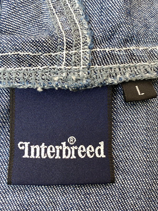 【中古品】【メンズ】 INTER BREED インターブリード DENIM JACKET IB25SS-JKT01 デニムジャケット アウター 142-260731-yn-18-min サイズ：L カラー：インディゴ 万代Net店