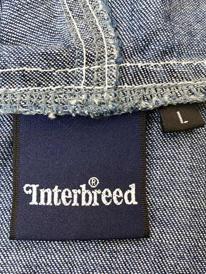 【中古品】【メンズ】 INTER BREED インターブリード DENIM JACKET IB25SS-JKT01 デニムジャケット アウター 142-260731-yn-18-min サイズ：L カラー：インディゴ 万代Net店