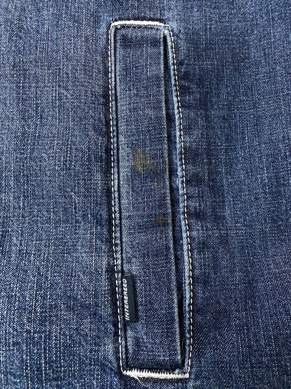 【中古品】【メンズ】 INTER BREED インターブリード DENIM JACKET IB25SS-JKT01 デニムジャケット アウター 142-260731-yn-18-min サイズ：L カラー：インディゴ 万代Net店