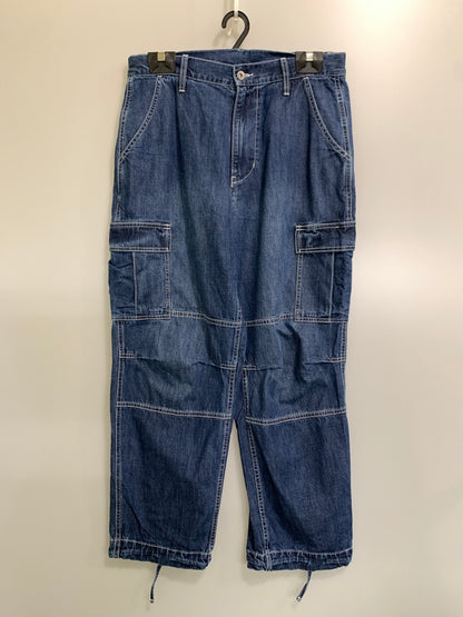 【中古品】【メンズ】 INTERBREED インターブリード IB25SS-PT05 ENGINEER DENIM CARGO PANTS デニム カーゴ パンツ ボトムス 153-260729-AS-25-min サイズ：L カラー：インディゴ 万代Net店