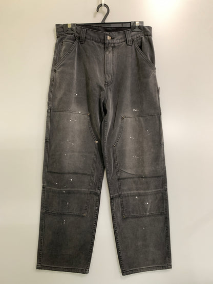 【中古品】【メンズ】 ATMOS アトモス MA24H-LP027 HEAVY DUCK DOUBLE KNEE WORK PANTS ワークパンツ ボトムス 153-260729-AS-26-min サイズ：L カラー：ブラック 万代Net店