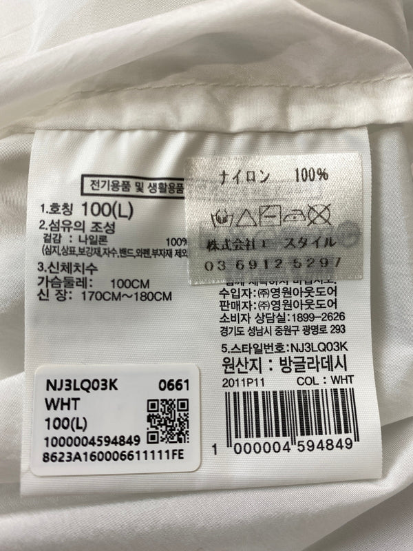 【中古美品】【メンズ】 THE NORTH FACE WHITE LABEL ザノースフェイス ホワイトレーベル SHELDON CARGO JACKET NJ3LQ03K シェルドン カーゴ ジャケット ライトアウター 144-260731-yn-17-min サイズ：L/100 カラー：ホワイト 万代Net店