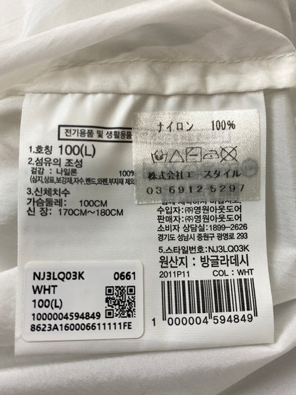 【中古美品】【メンズ】 THE NORTH FACE WHITE LABEL ザノースフェイス ホワイトレーベル SHELDON CARGO JACKET NJ3LQ03K シェルドン カーゴ ジャケット ライトアウター 144-260731-yn-17-min サイズ：L/100 カラー：ホワイト 万代Net店
