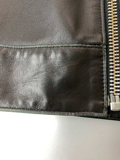 【中古品】【メンズ】 LEWIS LEATHERS ルイスレザーズ SUPER SPORTSMAN COWHIDE スーパースポーツマン カウハイド ジャケット アウター 145-260731-yn-02-min サイズ：40 カラー：ブラック 万代Net店