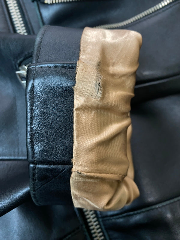 【中古品】【メンズ】 LEWIS LEATHERS ルイスレザーズ SUPER SPORTSMAN COWHIDE スーパースポーツマン カウハイド ジャケット アウター 145-260731-yn-02-min サイズ：40 カラー：ブラック 万代Net店