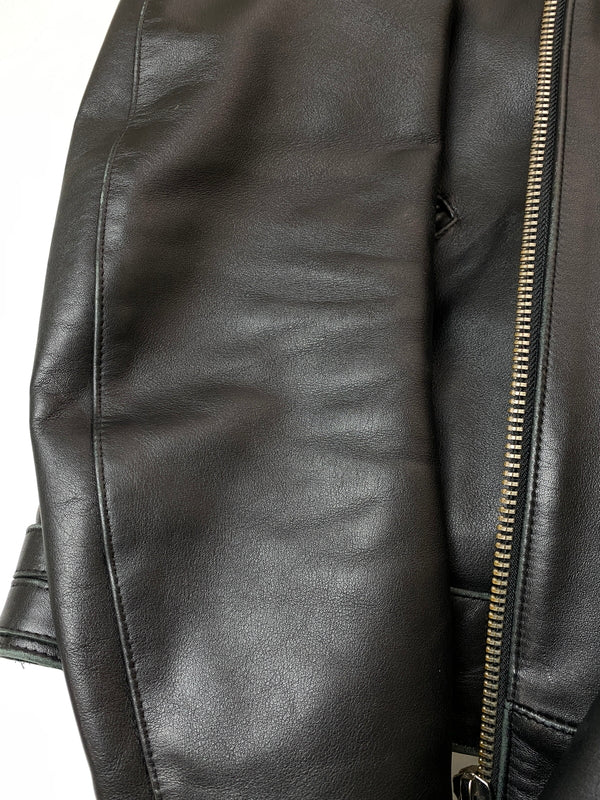 【中古品】【メンズ】 LEWIS LEATHERS ルイスレザーズ SUPER SPORTSMAN COWHIDE スーパースポーツマン カウハイド ジャケット アウター 145-260731-yn-02-min サイズ：40 カラー：ブラック 万代Net店