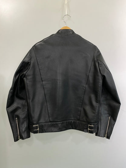 【中古品】【メンズ】 LEWIS LEATHERS ルイスレザーズ SUPER SPORTSMAN COWHIDE スーパースポーツマン カウハイド ジャケット アウター 145-260731-yn-02-min サイズ：40 カラー：ブラック 万代Net店