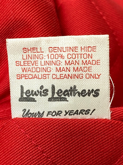 【中古品】【メンズ】 LEWIS LEATHERS ルイスレザーズ SUPER SPORTSMAN COWHIDE スーパースポーツマン カウハイド ジャケット アウター 145-260731-yn-02-min サイズ：40 カラー：ブラック 万代Net店
