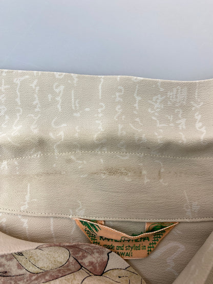 【中古品】【メンズ】 SUN SURF サンサーフ SPECIAL EDITION UTAMARO'S BEAUTY SS32948 スペシャルエディション アロハシャツ 半袖シャツ トップス 145-260731-yn-07-min サイズ：L カラー：ベージュ 万代Net店